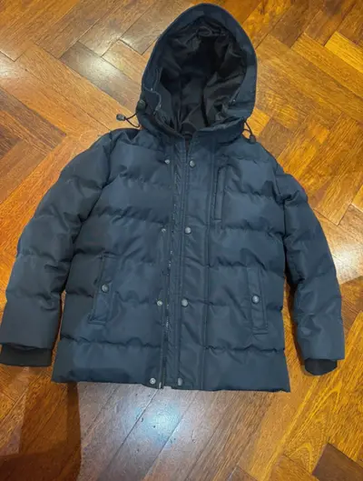 Canada Goose Kids Arctic Down Parka Navy 8-128 Coyote Fur Made In Canada