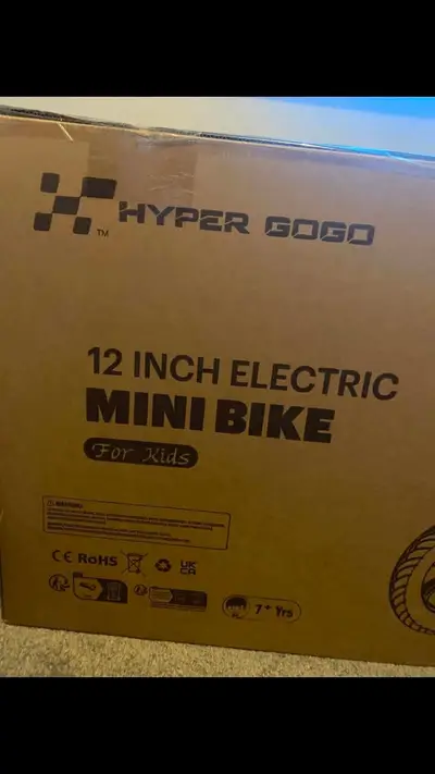 Hyper Gogo 12” Electric Mini Bike – Plus – Brand New & Boxed