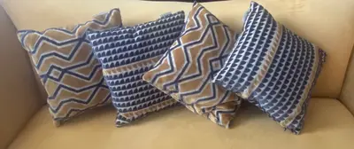Set Of 4 Genuine Madura Paris Designer Cushions
